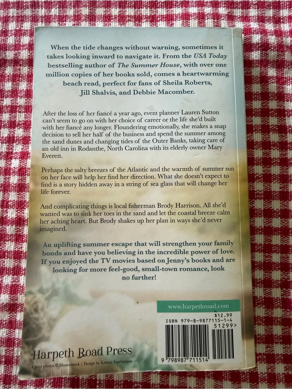 The Magic of Sea Glass – Teal and Cream Cover Paperback
